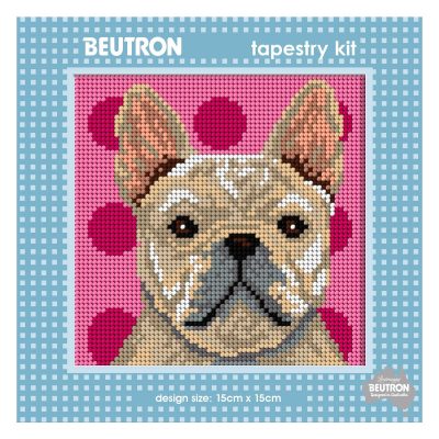 TAPESTRY KIT - FRENCH BULDOG 15x15cm