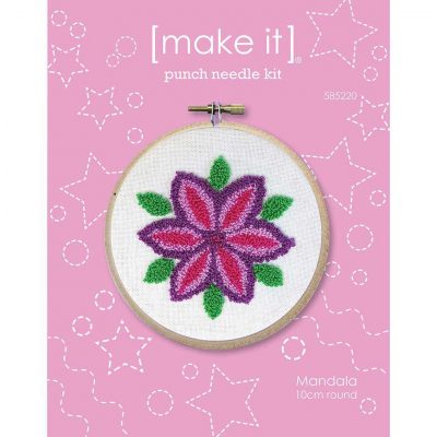 MI PUNCH NEEDLE KIT - MANDALA 10CM ROUND