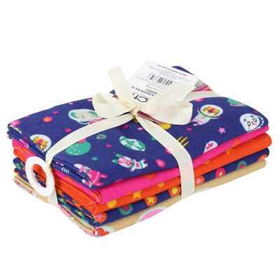 BIRCH FABRIC SPACE ANIMALS FAT QUARTER 100% CTN