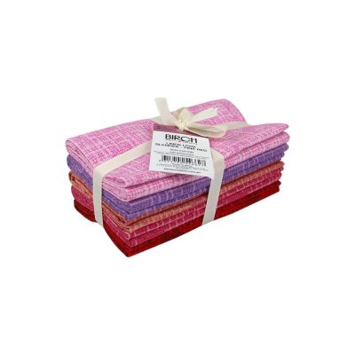 BIRCH FABRIC LINEN LOOK BLENDER PINK RED FQ