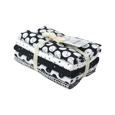 BIRCH FABRIC - MONOCHROME FAT QUARTER 100% COTTON