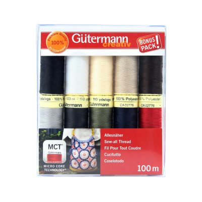 GUTERMANN SEWING SET 10 100MT SEW-ALL THREAD