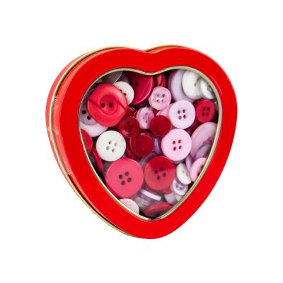 BUT ASST HEART TIN 90GMS