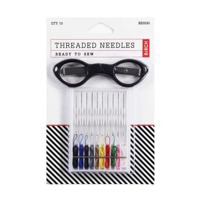 SEWING VALUE THREADED NDL W/ FOLD SCISSOR