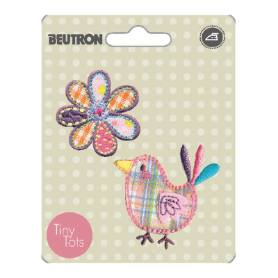 MOTIF BIRD & DAISY 3PK