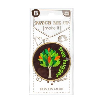 MOTIF IRON-ON TREE HUGGER 3PK