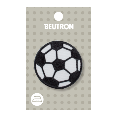 MOTIF IRON-ON SOCCER BALL 3PK