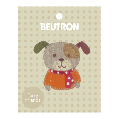 MOTIF IRON-ON FUR/FRNDS DOG 3PK