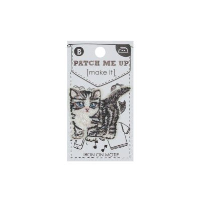 MI IRON ON MOTIF - KITTEN 4.8X5CM/3PK