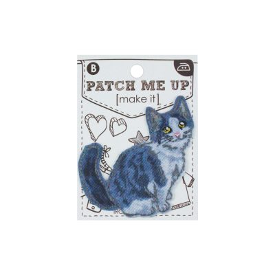 MI IRON ON MOTIF - CAT 6.4X7CM/3PK