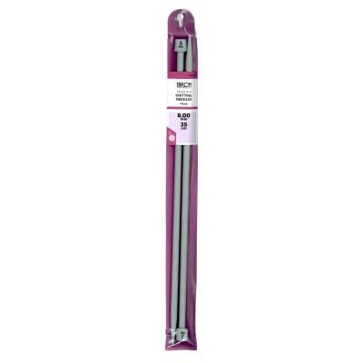 BIRCH KNITTING NEEDLE PREMIUM 35CM 8.00-10.00MM
