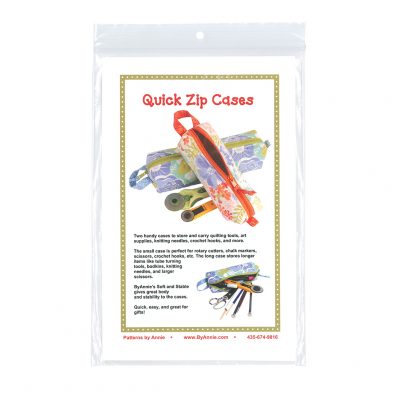 BY ANNIE PATTERNS - QUICK ZIP CASES