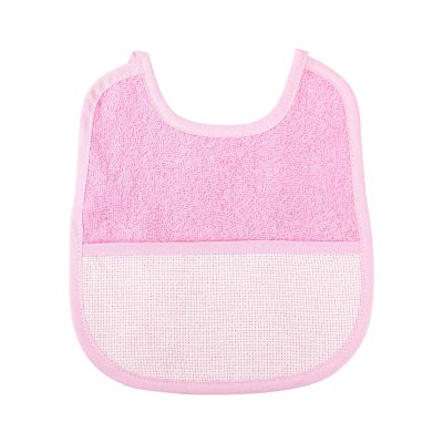 BABY BIB 22X25 PINK