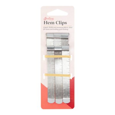 SEW EASY HEM CLIPS PACK OF 6