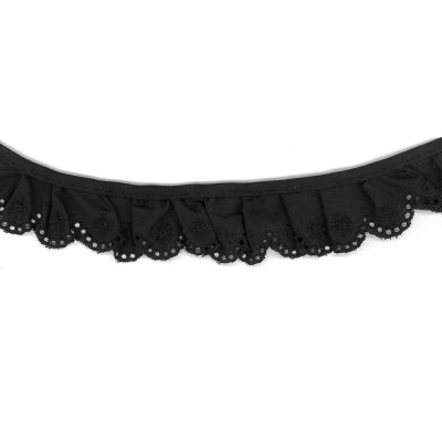 LACE CAMBRIC FRILLED 36MM X 2.56MT