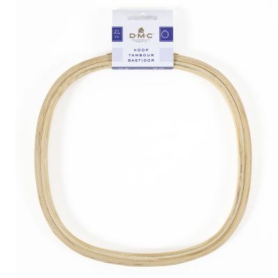 DMC SQUARE PINE HOOP 21 X 21CM