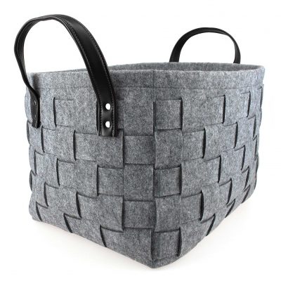 BASKET FELT WOVEN - RECTANGLE