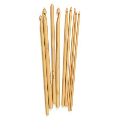 BIRCH BAMBOO CROCHET HOOKS-ROUND HANDLE 2-6.00MM