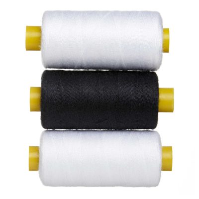THREAD 3ON 500 MT - WHITE/BLACK/WHITE