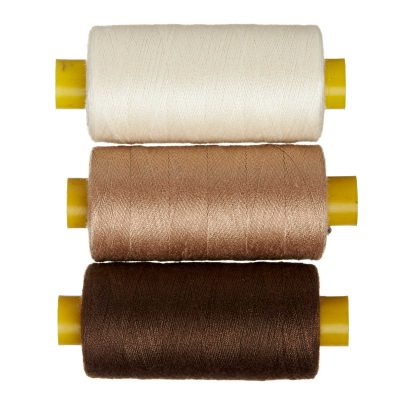 THREAD 3ON 500 MT - CREAM/BEIGE/BROWN