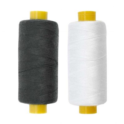 THREAD POLY 5ON 500M - WHT(3)/BLK(2)