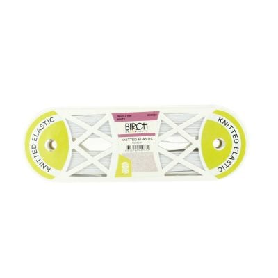ELASTIC KNITTED 38MMx15MT - WHITE