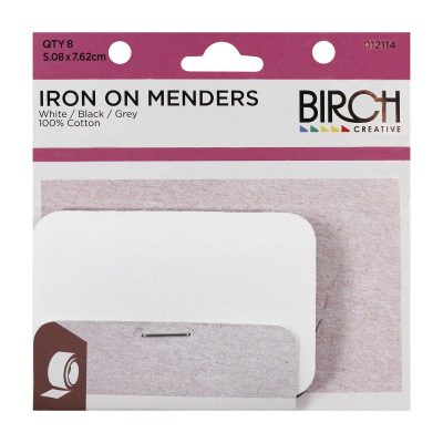 IRON ON MENDERS PACK OF 8