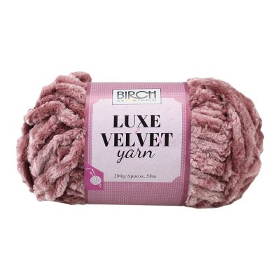 BIRCH YARN LUXE VELVET 100% POLYESTER 200G