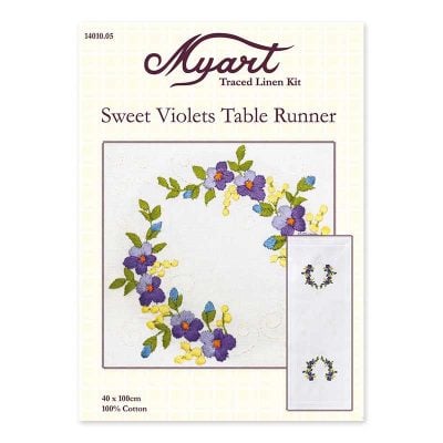 SWEET VIOLETS RUNNER 40X100