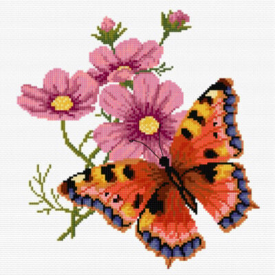 DMC BUTTERFLY CCS 25X25CM