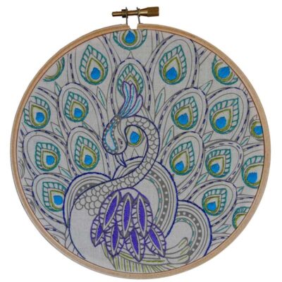 MI COLOUR ME EMB - PEACOCK ART