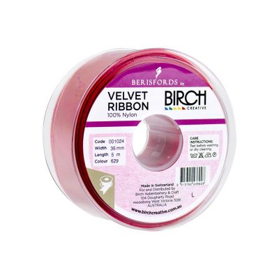 RIBBON SWISS VELVET 36MMx5MT