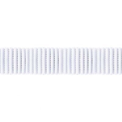 ELASTIC RIBBED BAT 20MMx15MT - WHITE