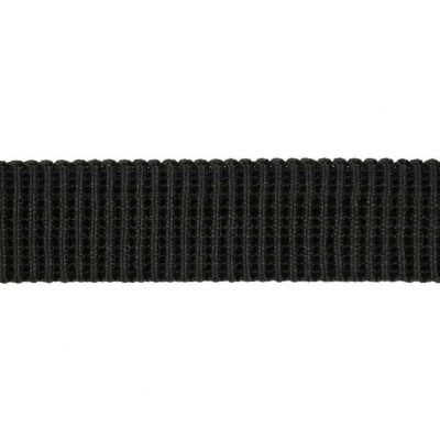ELASTIC RIBBED BAT 25MMx15MT - BLACK