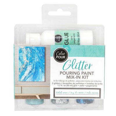 COLOR POUR-MIX-IN KITS -GLITTER (4pc)