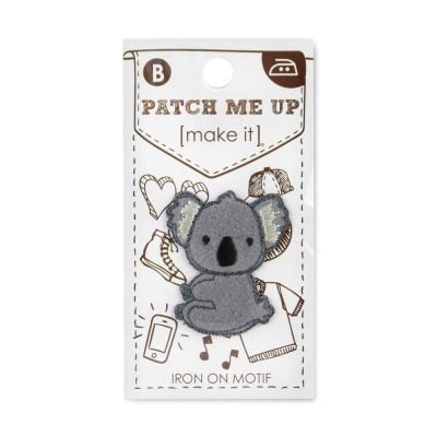 MOTIF IRON-ON KOALA 3PK