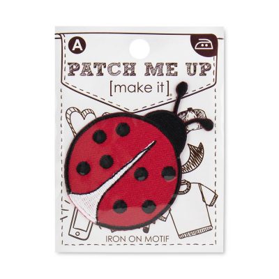 MOTIF IRON-ON LADYBIRD 3PK