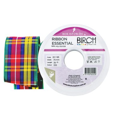 RIBBON TARTAN - 70MMX25MT