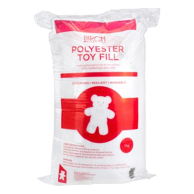 TOY FILL WADDING 1KG 4/BAG