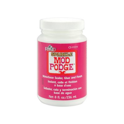 PLAID MOD PODGE SPARKLE 8oz - CS11211
