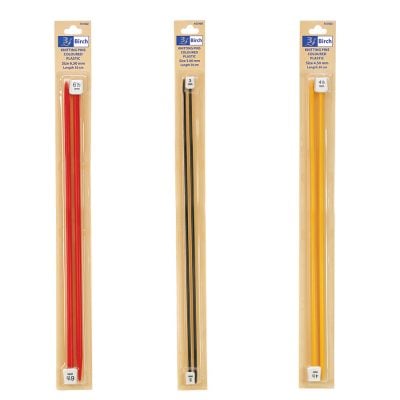 BIRCH KNITTING NEEDLE PLASTIC 30CM 4.00-4.50MM