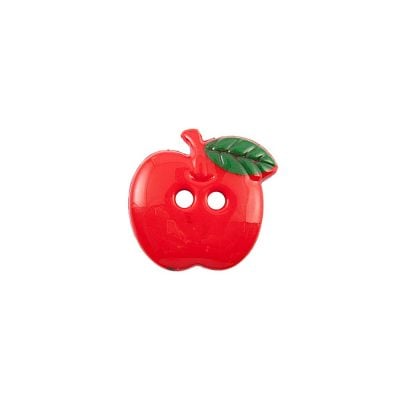 HEMLINE BUTTONS NOVELTY APPLE 28 28MM