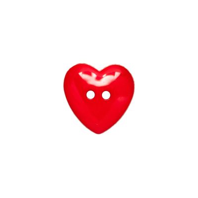 HEMLINE BUTTONS BASIC HEART/48