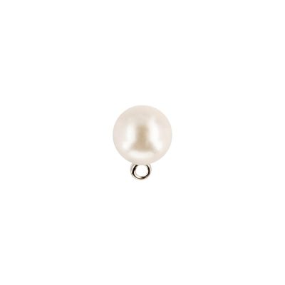 HEMLINE BUTTONS PRECIOUS ROUND PEARL/18