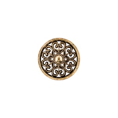 HEMLINE BUTTONS METAL/FLORAL BUTTON/46