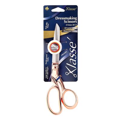 KLASSE SCISSORS ALL METAL FABRIC 8.5IN ROSE GOLD