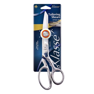 KLASSE SCISSORS TAILORING SHEARS 9IN  - ALL METAL