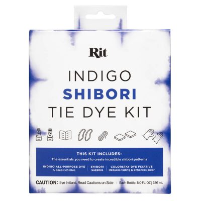RIT INDIGO SHIBORI TIE DYE KIT