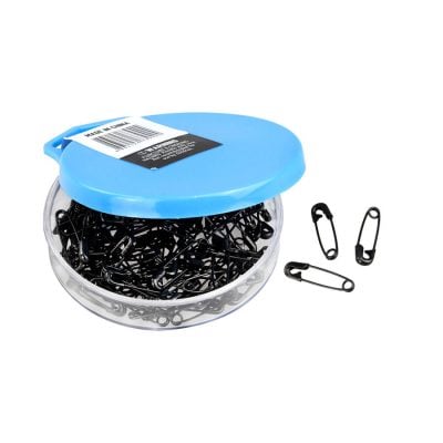SAFETY PINS BLACK - 18PCS