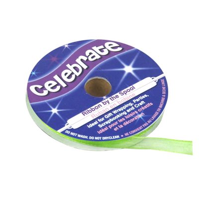 CELEBRATE RIBBON ORGANDIE 6MM X 8M